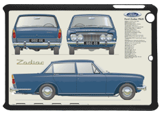 Ford Zodiac MkIII 1962-66 Small Tablet Covers